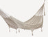 Outdoor undercover cotton Mayan Legacy hammock with hand crocheted tassels King Size Marble | Outdoorium