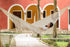 Outdoor undercover cotton Mayan Legacy hammock with hand crocheted tassels King Size Marble | Outdoorium