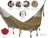 Outdoor undercover cotton Mayan Legacy hammock with hand crocheted tassels Queen Size Cedar | Outdoorium