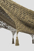 Outdoor undercover cotton Mayan Legacy hammock with hand crocheted tassels Queen Size Cedar | Outdoorium