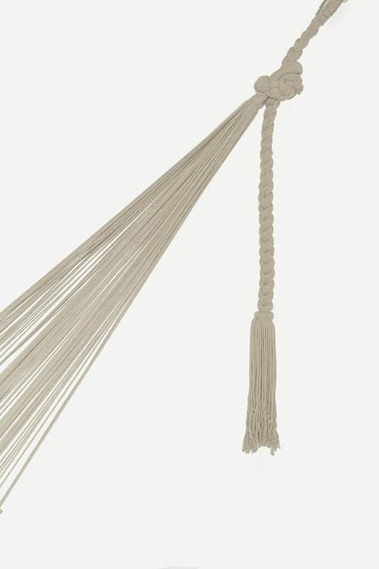 Outdoor undercover cotton Mayan Legacy hammock with hand crocheted tassels Queen Size Marble Colour | Outdoorium