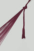 Outdoor undercover cotton Mayan Legacy hammock with hand crocheted tassels Queen Size Maroon - Outdoorium