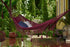 Outdoor undercover cotton Mayan Legacy hammock with hand crocheted tassels Queen Size Maroon - Outdoorium