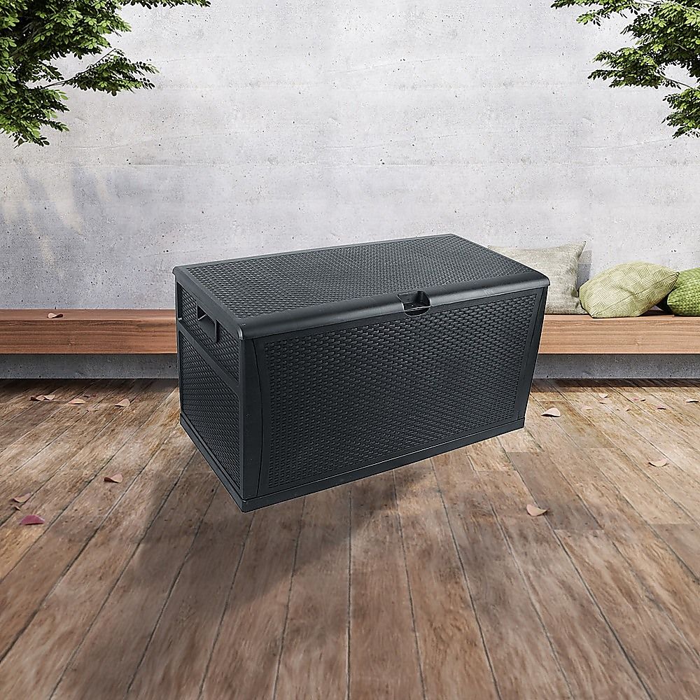 Patio Deck Box Outdoor Storage Plastic Bench Box 450 Litre – product image 2