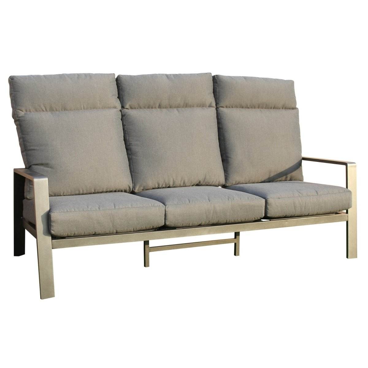 Pearl 4pc Outdoor Sofa Set Coffee Table Chair 3 Seater Lounge - Outdoorium
