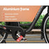Phoenix 26 Inch Electric Bike Urban Bicycle eBike Removable Battery Black | Outdoorium