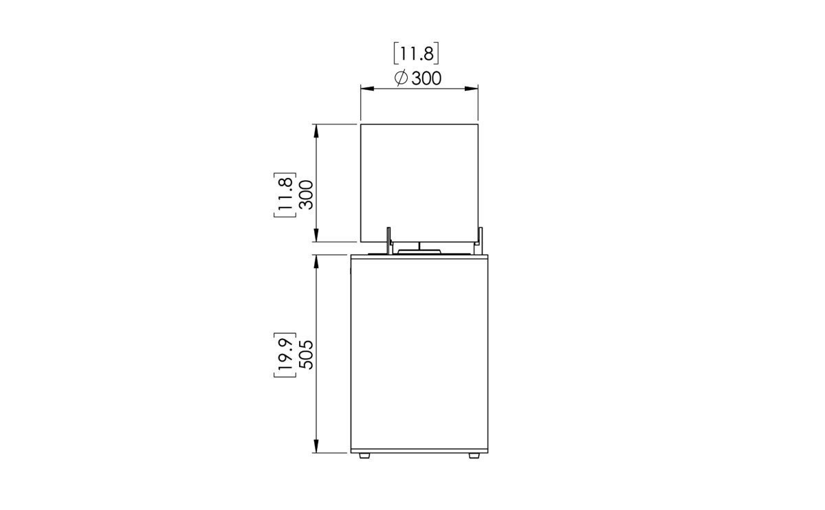 Pop 3T Designer Fireplace - Outdoorium