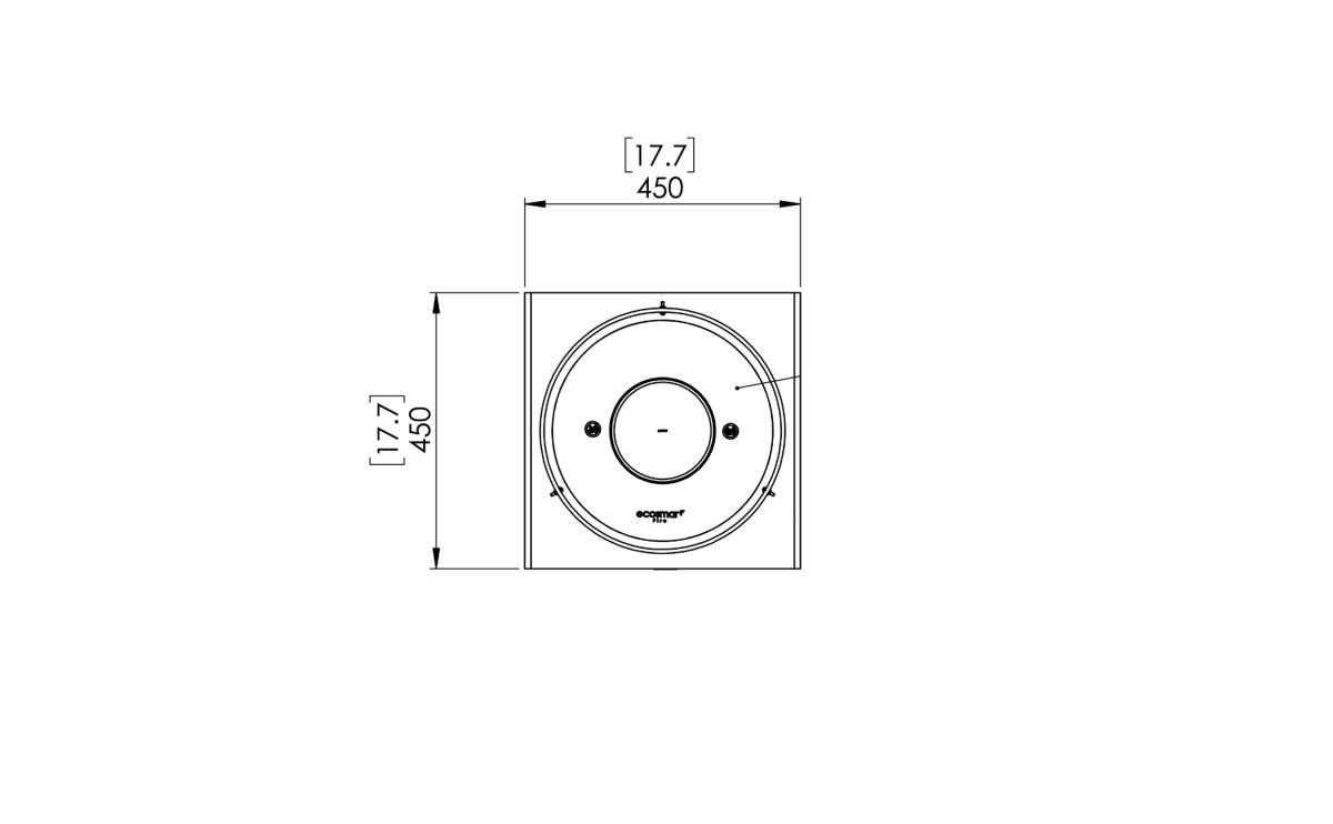 Pop 8T Designer Fireplace - Outdoorium