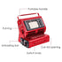 Portable Butane Gas Heater Camping Camp Tent Outdoor Hiking Camper Survival Red | Outdoorium
