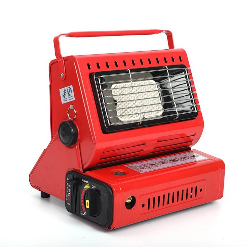 Portable Butane Gas Heater Camping Camp Tent Outdoor Hiking Camper Survival Red | Outdoorium
