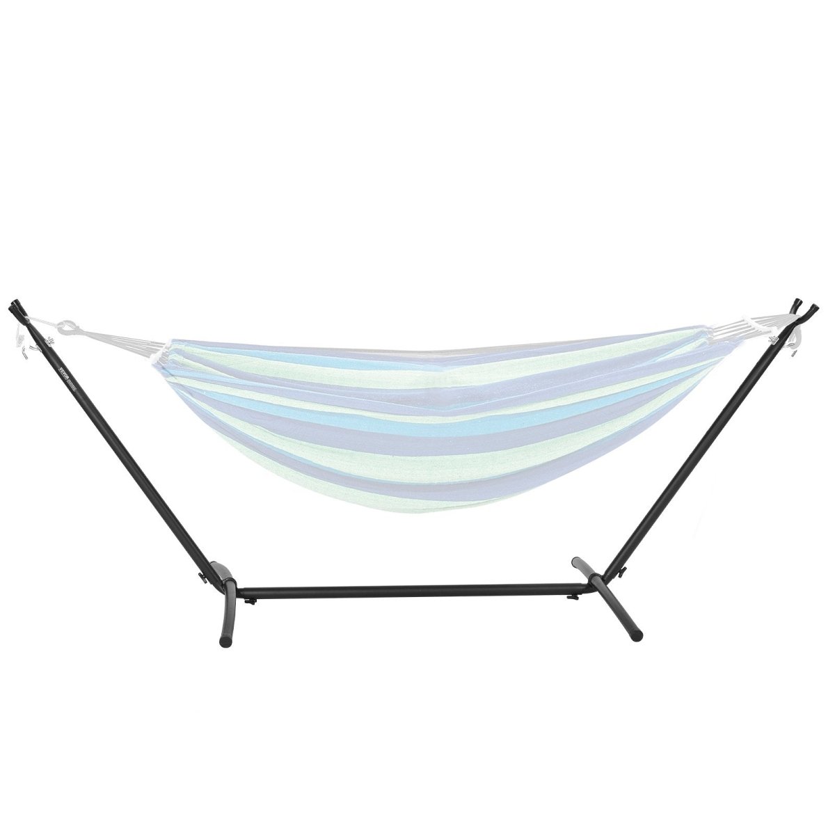 Portable Hammock Stand, 450lbs Capacity Steel Hammock Stand for 2 Person, Heavy Duty Adjustable Hooks Hammock Frame Fits 10 - 13 ft Hammocks, Space Saving with Carrying Bag for Outdoor or Indoor | Outdoorium