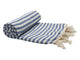 PORTSEA TURKISH COTTON TOWEL - DENIM | Outdoorium