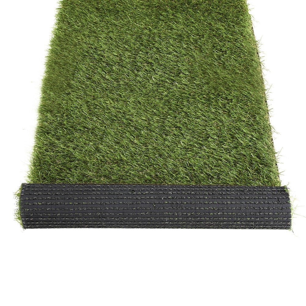 Prime Turf Artificial Grass 35mm 1mx10m Synthetic Fake Lawn Turf Plastic Plant 4 - coloured - Outdoorium