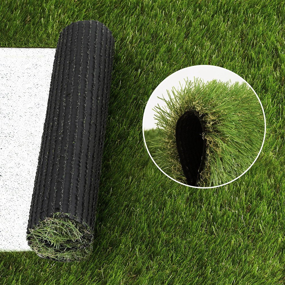 Primeturf Artificial Grass 45mm 1mx10m Synthetic Fake Lawn Turf Plastic Plant 4 - coloured - Outdoorium