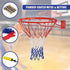 Pro Size Wall Mounted Basketball Hoop Ring Goal Net Rim Dunk Shooting Outdoor - Outdoorium