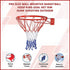 Pro Size Wall Mounted Basketball Hoop Ring Goal Net Rim Dunk Shooting Outdoor | Outdoorium