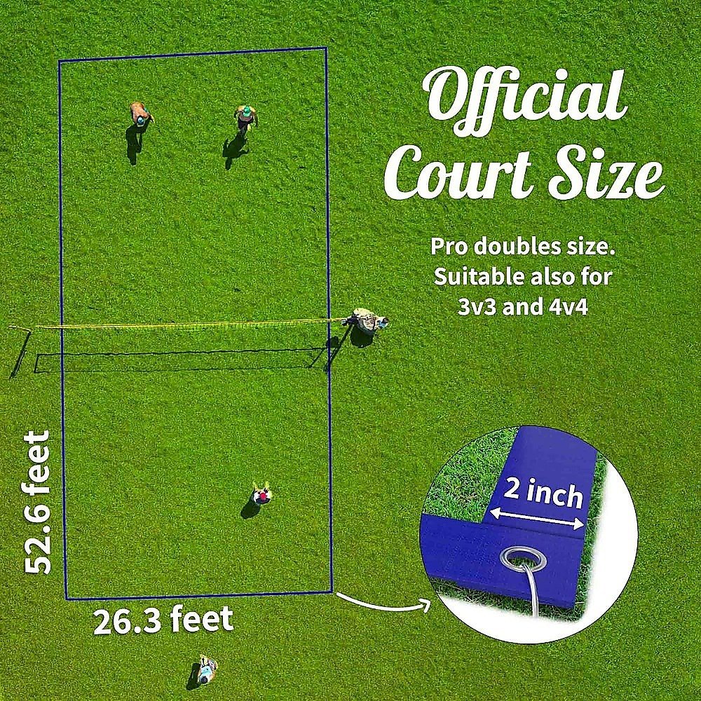 Professional Court Boundary Lines Beach Volleyball Beach Foot Volley Badminton - Outdoorium