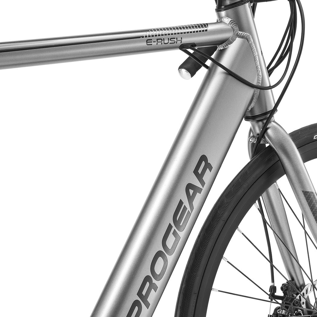 Progear Bikes E - Rush E - Road Bike 700*53cm Grey - Outdoorium