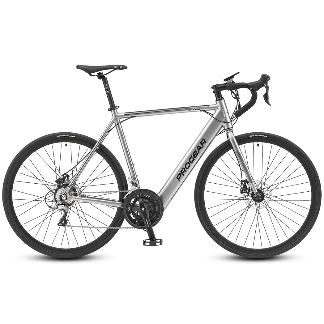 Progear Bikes E - Rush E - Road Bike 700*53cm Grey - Outdoorium