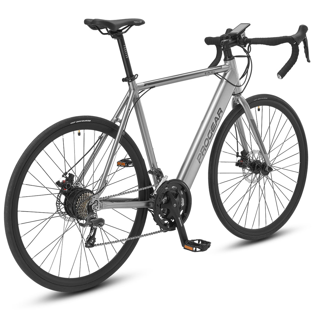 Progear Bikes E - Rush E - Road Bike 700*53cm Grey - Outdoorium