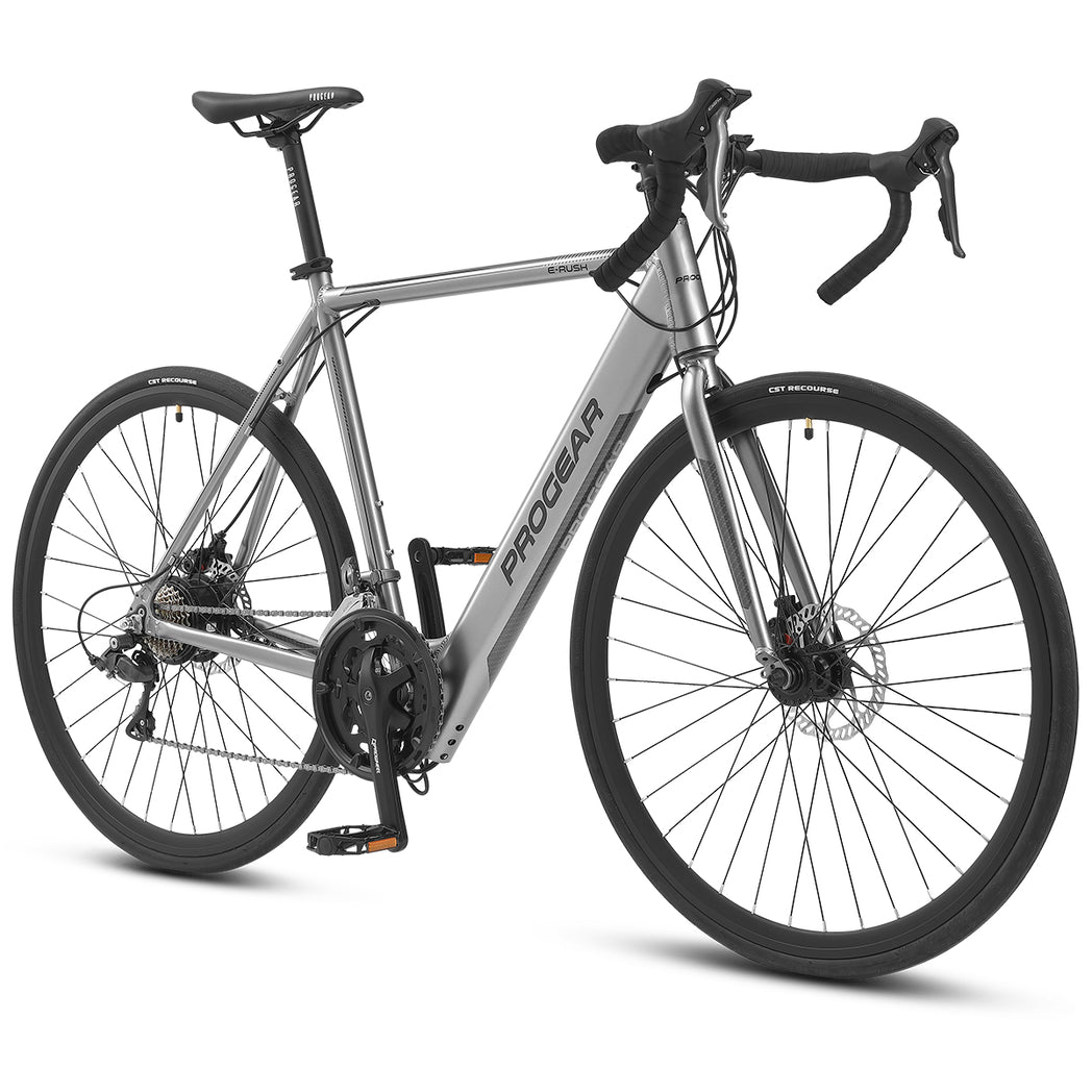 Progear Bikes E - Rush E - Road Bike 700*53cm Grey - Outdoorium