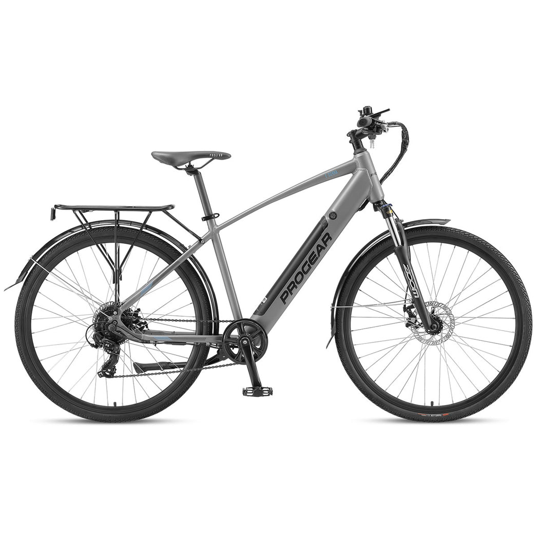 Progear Bikes E - Sierra Hybrid E - Bike Mens 700c*18&quot; in Shadow - Outdoorium