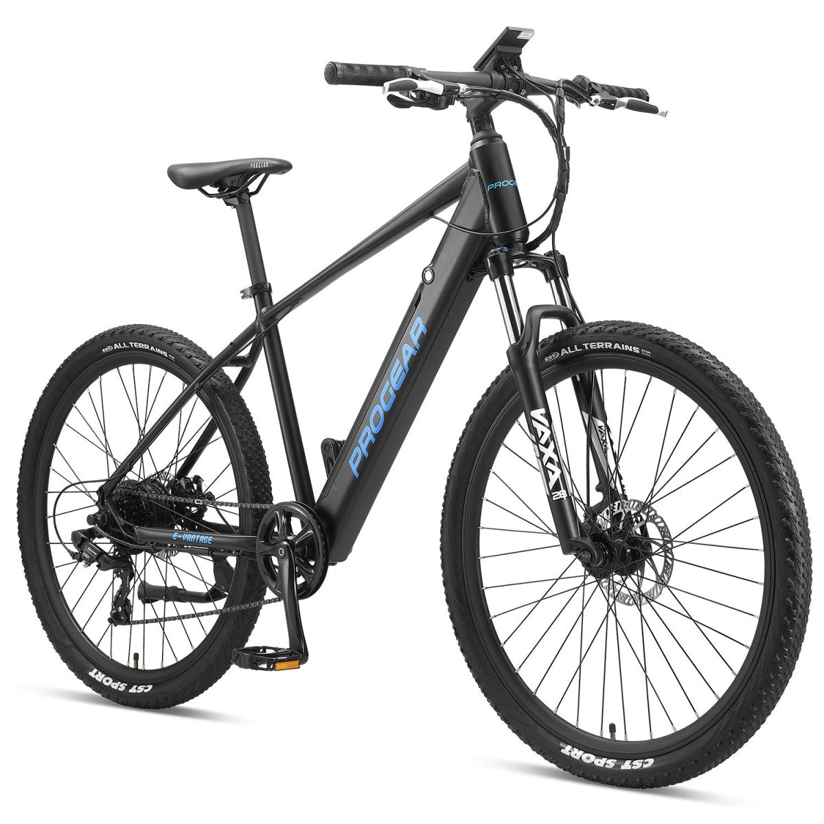 Progear Bikes E - Vantage MTB E - Bike 27.5*18&quot; in Black Shadow - Outdoorium