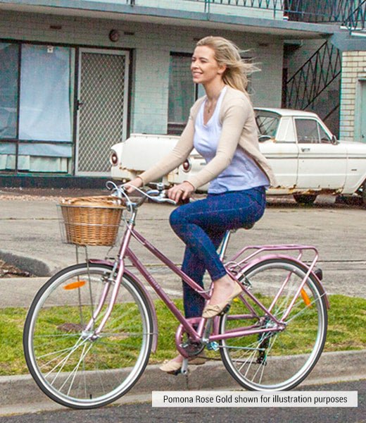 Progear Bikes Pomona Retro/Vintage Ladies Bike 700c*15" in Rose Gold - Outdoorium