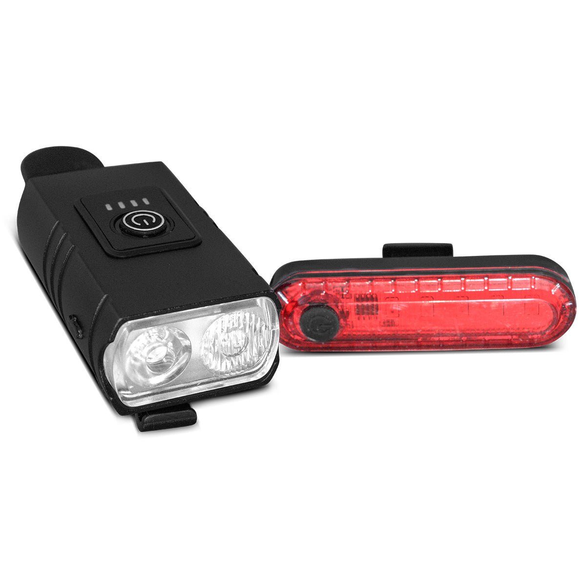 Progear LED Rechargeable Front and Rear Light Set - Outdoorium