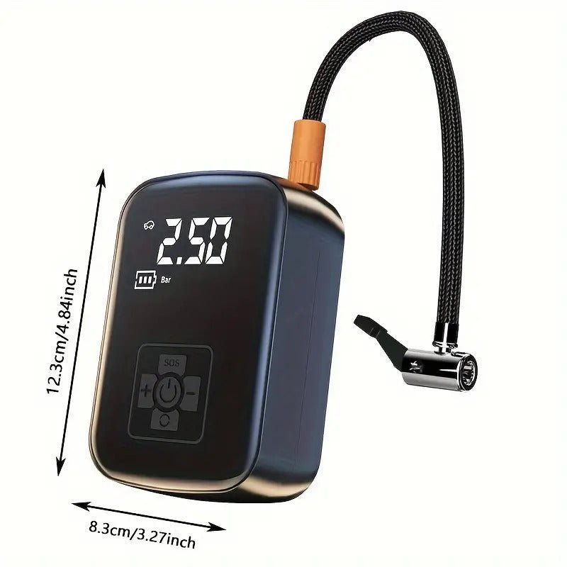 Rechargeable Car Tire Bike Air Pump Tire Inflator Portable Compressor Digital Cordles | Outdoorium
