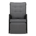 Gardeon 2-Piece Black Wicker Outdoor Recliner Sun Lounge Set - View 3