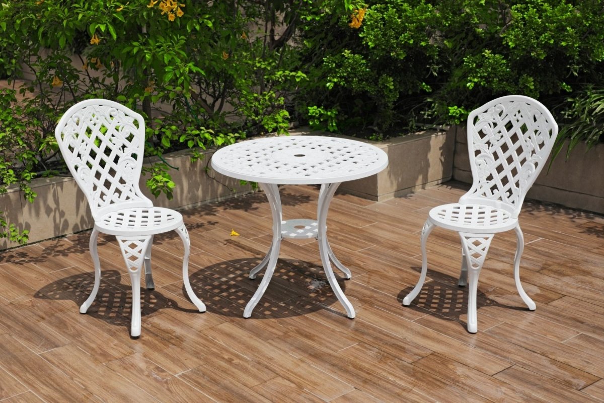 Remy Aluminium 3 Piece Outdoor Setting - Outdoorium