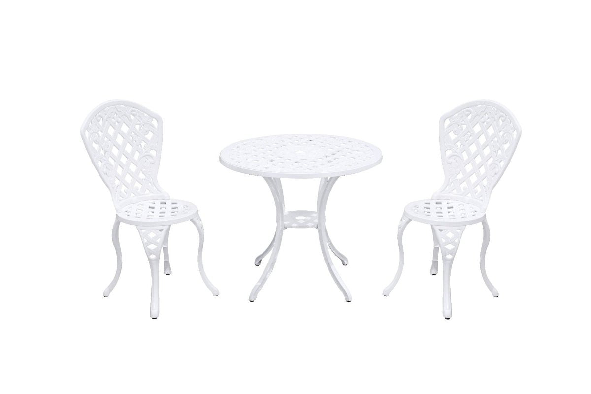 Remy Aluminium 3 Piece Outdoor Setting - Outdoorium