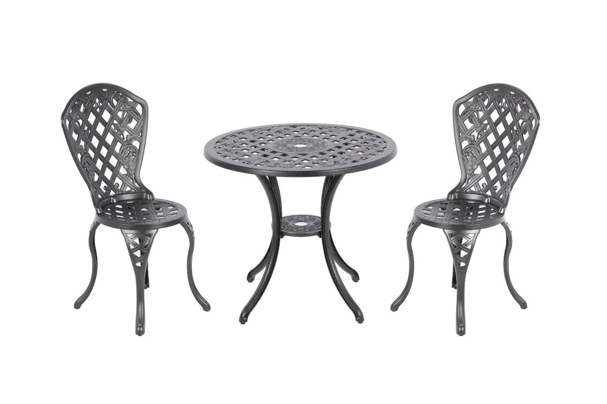 Remy Aluminium 3 Piece Outdoor Setting - Outdoorium