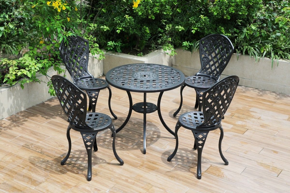 Remy Aluminium 5 Piece Outdoor Setting - Outdoorium