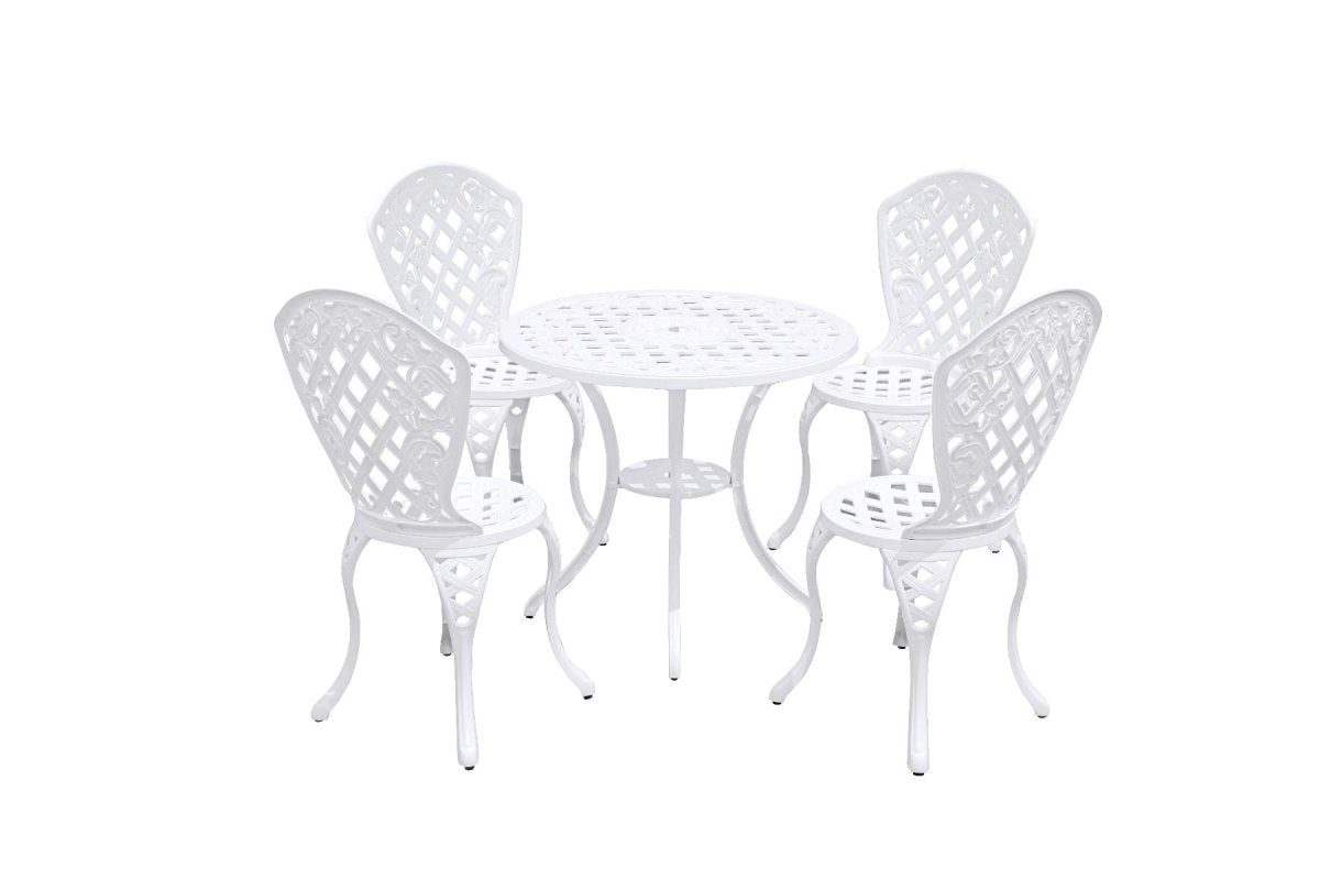 Remy Aluminium 5 Piece Outdoor Setting | Outdoorium