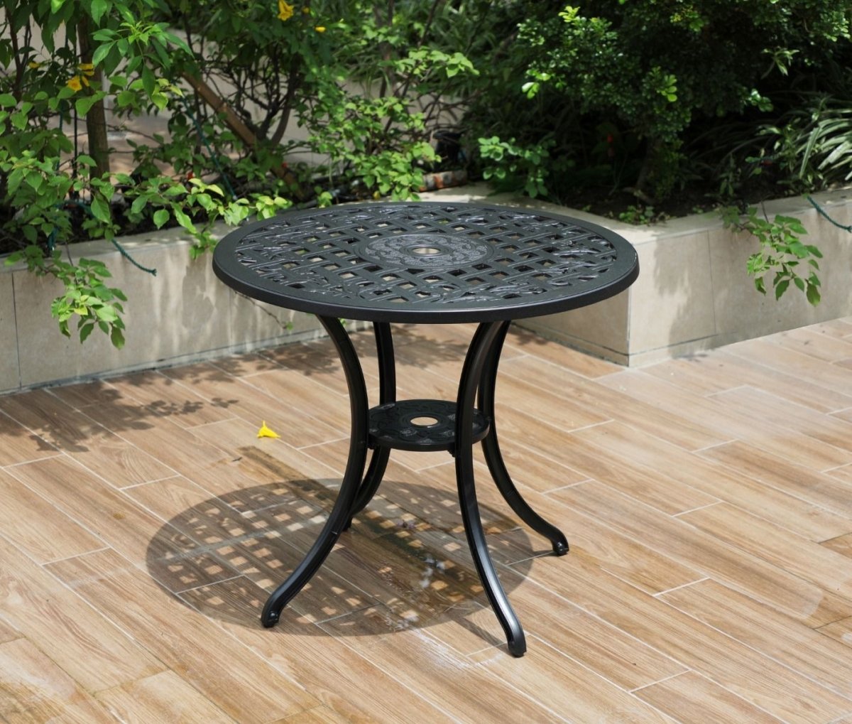 Remy Aluminium Outdoor Table Black - Outdoorium