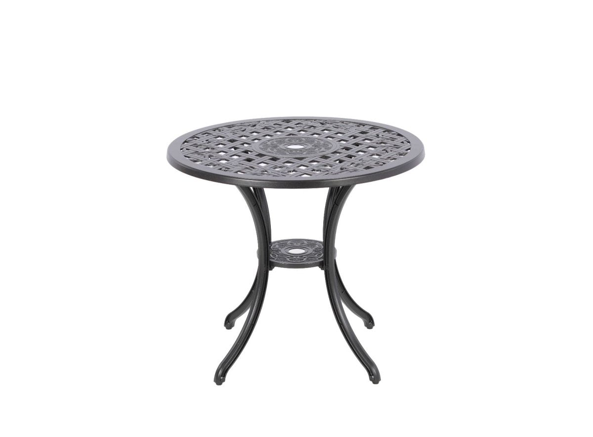 Remy Aluminium Outdoor Table Black - Outdoorium