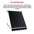 Retractable Fixed Pivot Arm Window Awning Patio Garden Blinds 2.4m x 2.1m Black | Outdoorium