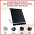 Retractable Fixed Pivot Arm Window Awning Patio Garden Blinds 2.4m x 2.1m Black | Outdoorium