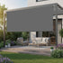 Retractable Straight Drop Roll Down Awning Garden Patio Screen 3.0X2.5M | Home & Garden > Shading