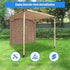 Roof Pergola Gazebo Shed Matte Black Steel Brackets and Coffee Screen DIY Kits - Outdoorium