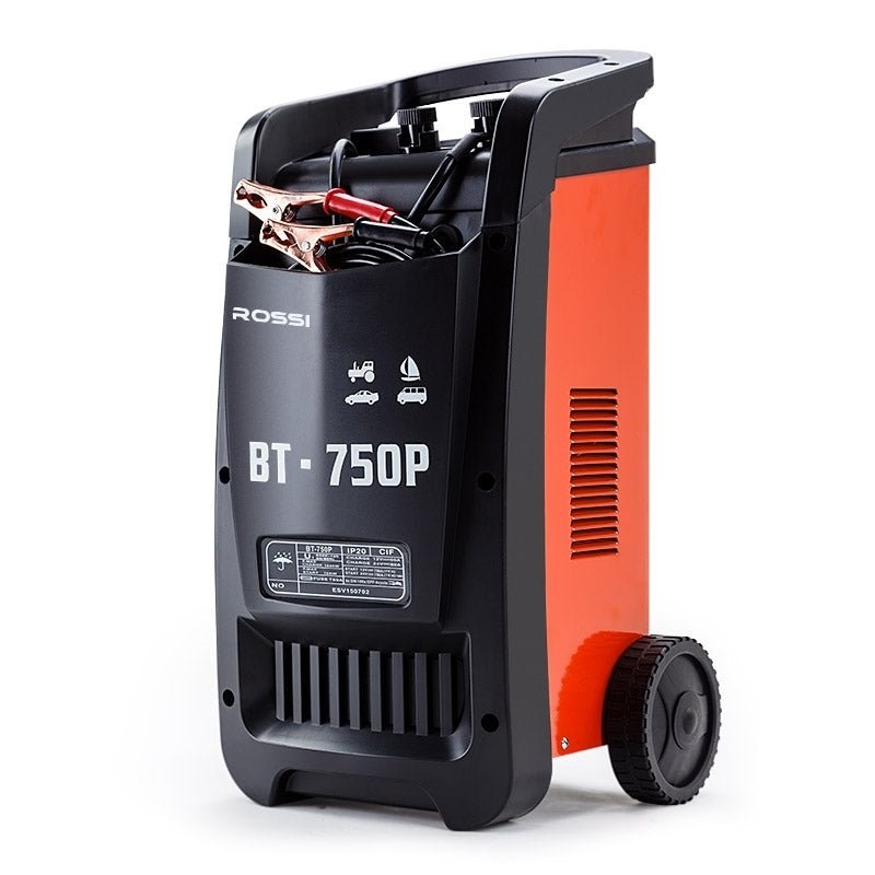 ROSSI Car Battery Charger 750A 12v/24v Jump Starter ATV Boat Truck Tractor - Outdoorium