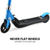 ROVO KIDS Electric Scooter Lithium Ride-On Foldable E-Scooter 125W Rechargeable, Blue - Outdoorium