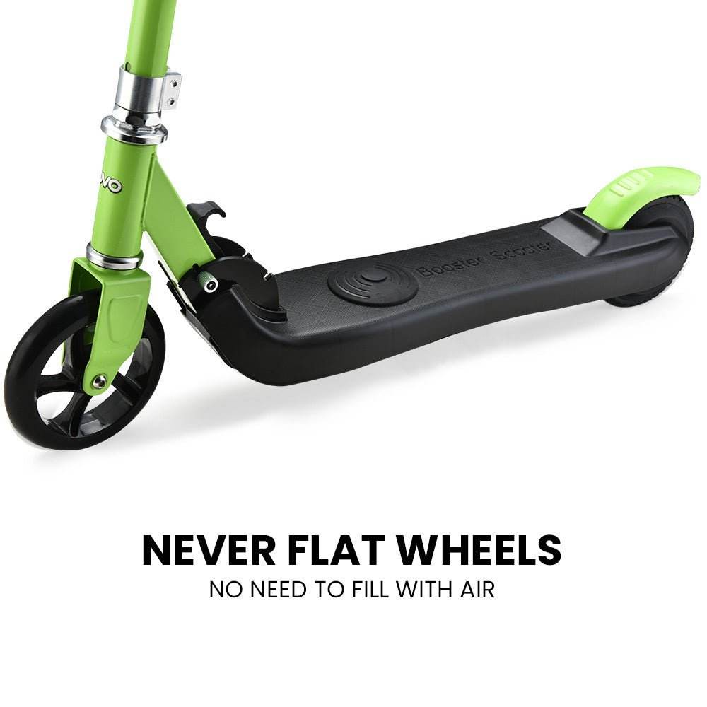 ROVO KIDS Electric Scooter Lithium Ride-On Foldable E-Scooter 125W Rechargeable, Green - Outdoorium