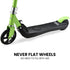 ROVO KIDS Electric Scooter Lithium Ride-On Foldable E-Scooter 125W Rechargeable, Green - Outdoorium