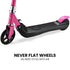 ROVO KIDS Electric Scooter Lithium Ride-On Foldable E-Scooter 125W Rechargeable, Pink - Outdoorium
