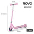 ROVO KIDS WhizKid Electric Scooter, Ages 5 - 11, Adjustable Height, AU Compliant, Lithium Battery, Brushless Motor, Pink | Outdoorium