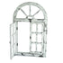 Rustic White Scarlett Window Mirror | Outdoorium