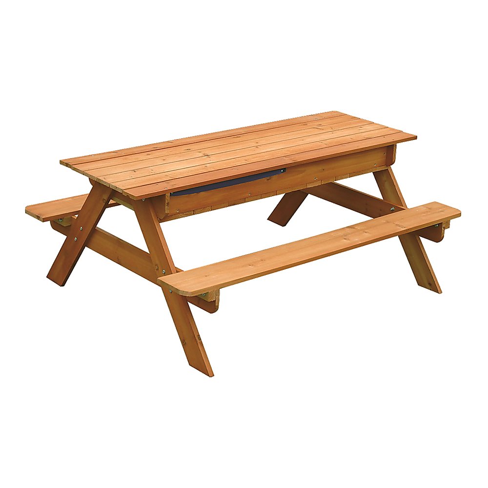 Sand &amp; Water Wooden Picnic Table - Outdoorium